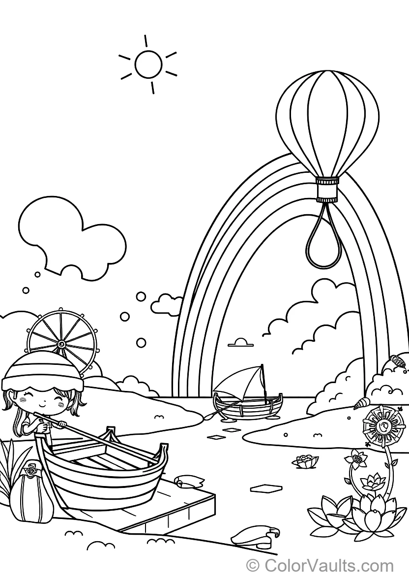 A Cute Cartoon Rain (Scene 33)