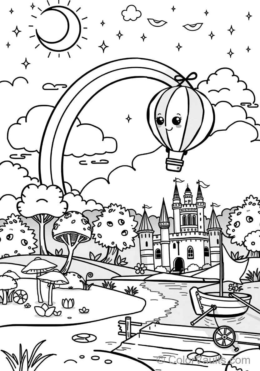 A Cute Cartoon Rain (Scene 35)