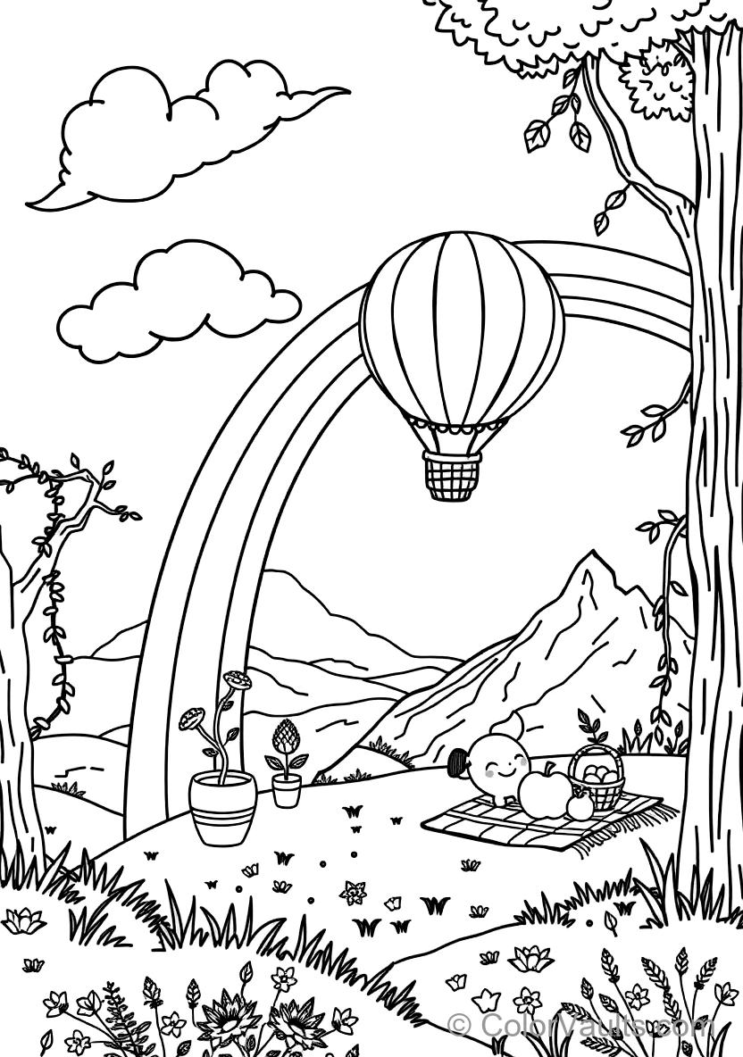 A Cute Cartoon Rain (Scene 39)