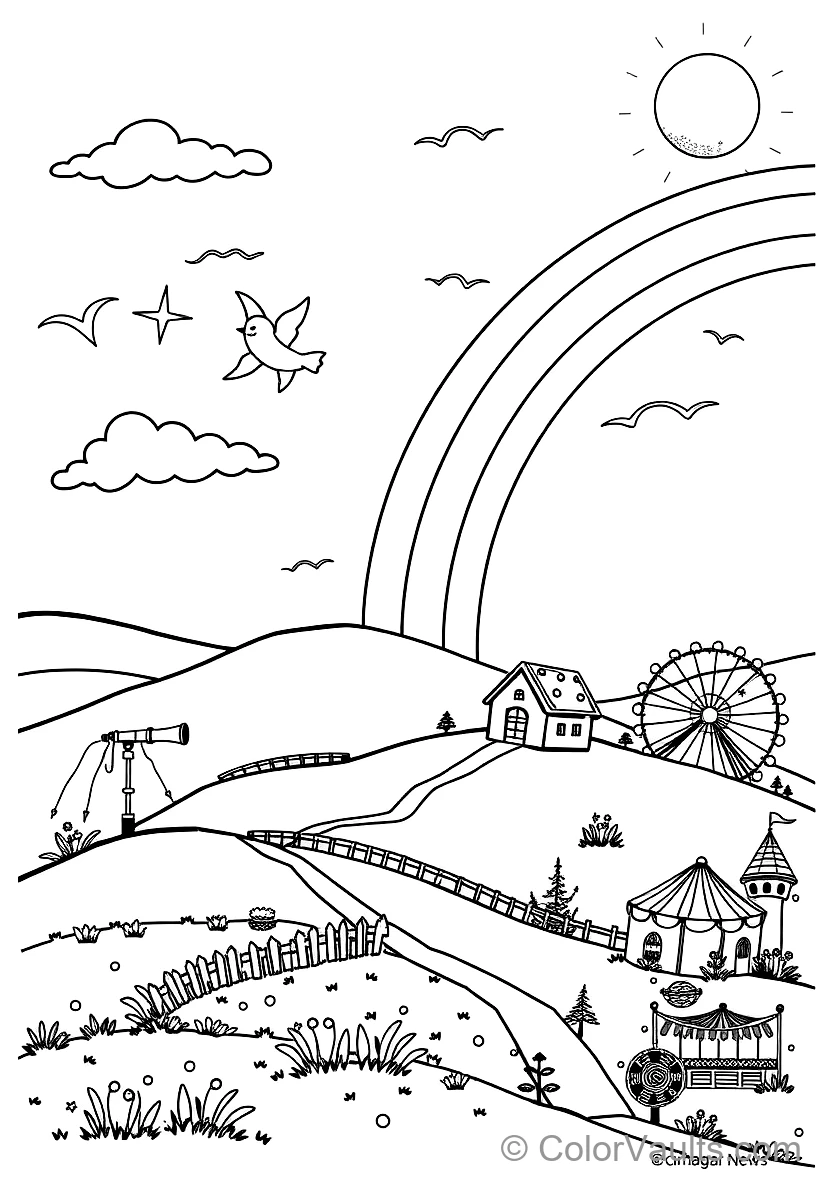 A Rainbow Over A Pe (Scene 3)