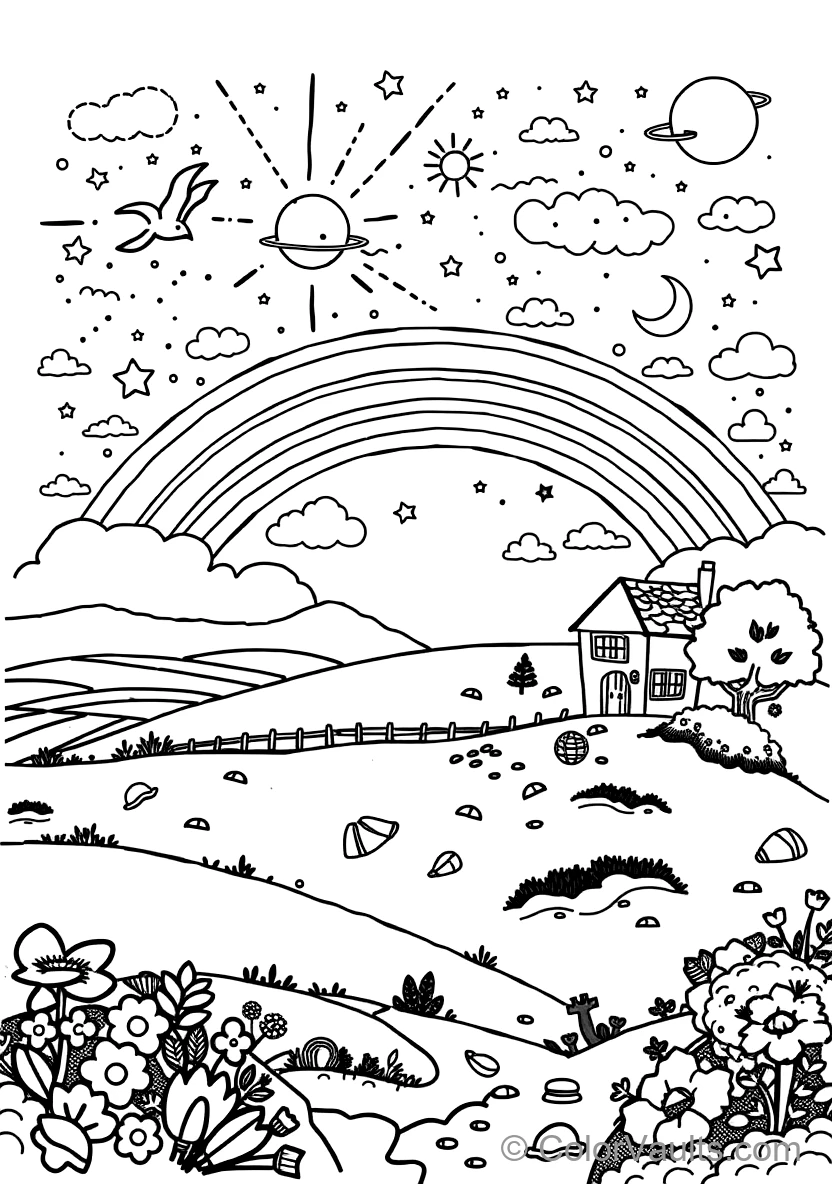 A Rainbow Over A Pe (Scene 5)