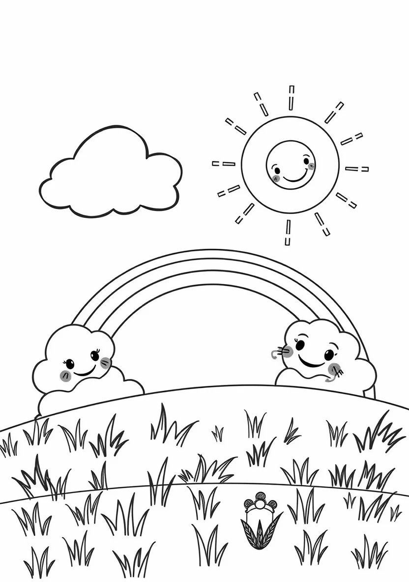 A Cheerful Scene of Happy Cart