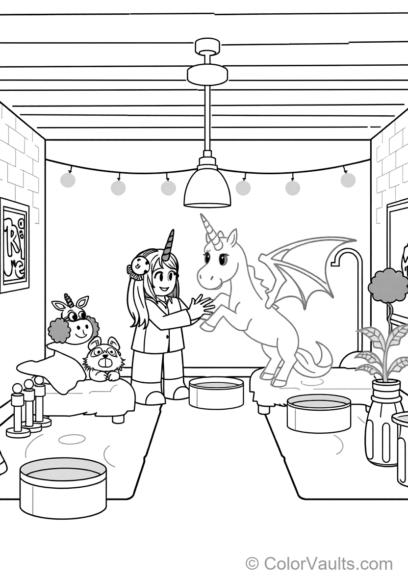 Roblox coloring page 2