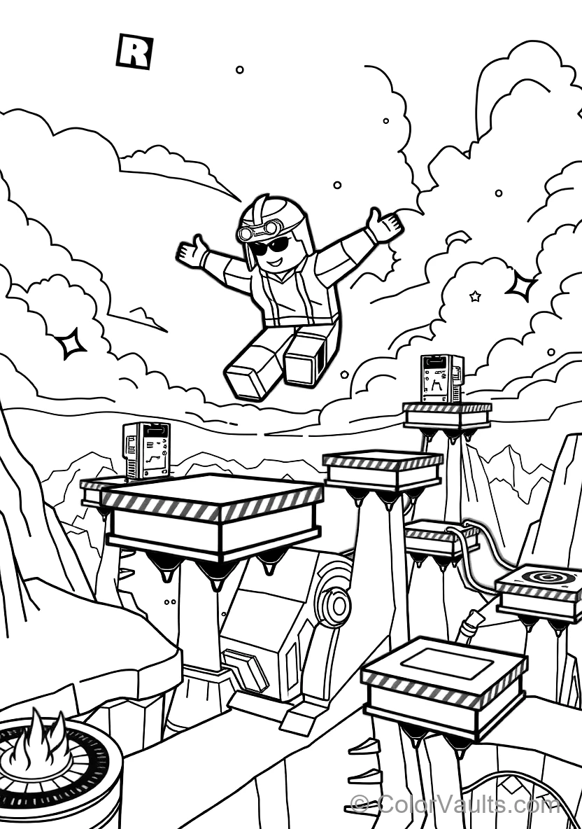 Roblox coloring page 3
