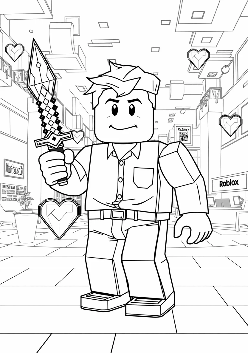 Steve From Minecraft in His Bloc