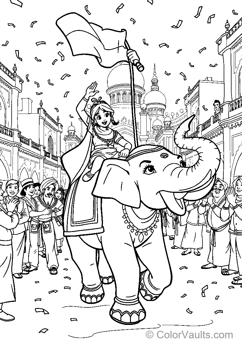 Celebration On Elephant Back