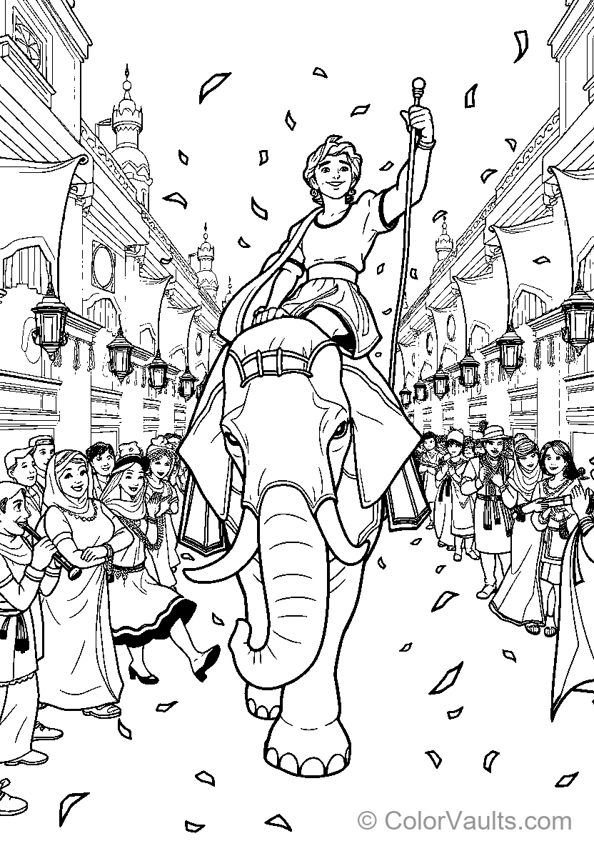 Celebration On Elephant Back (Scene 3)