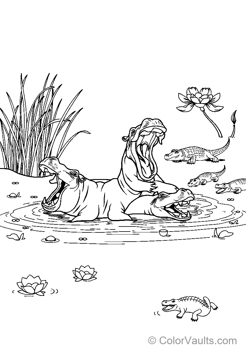 Hippopotamus With Human Features