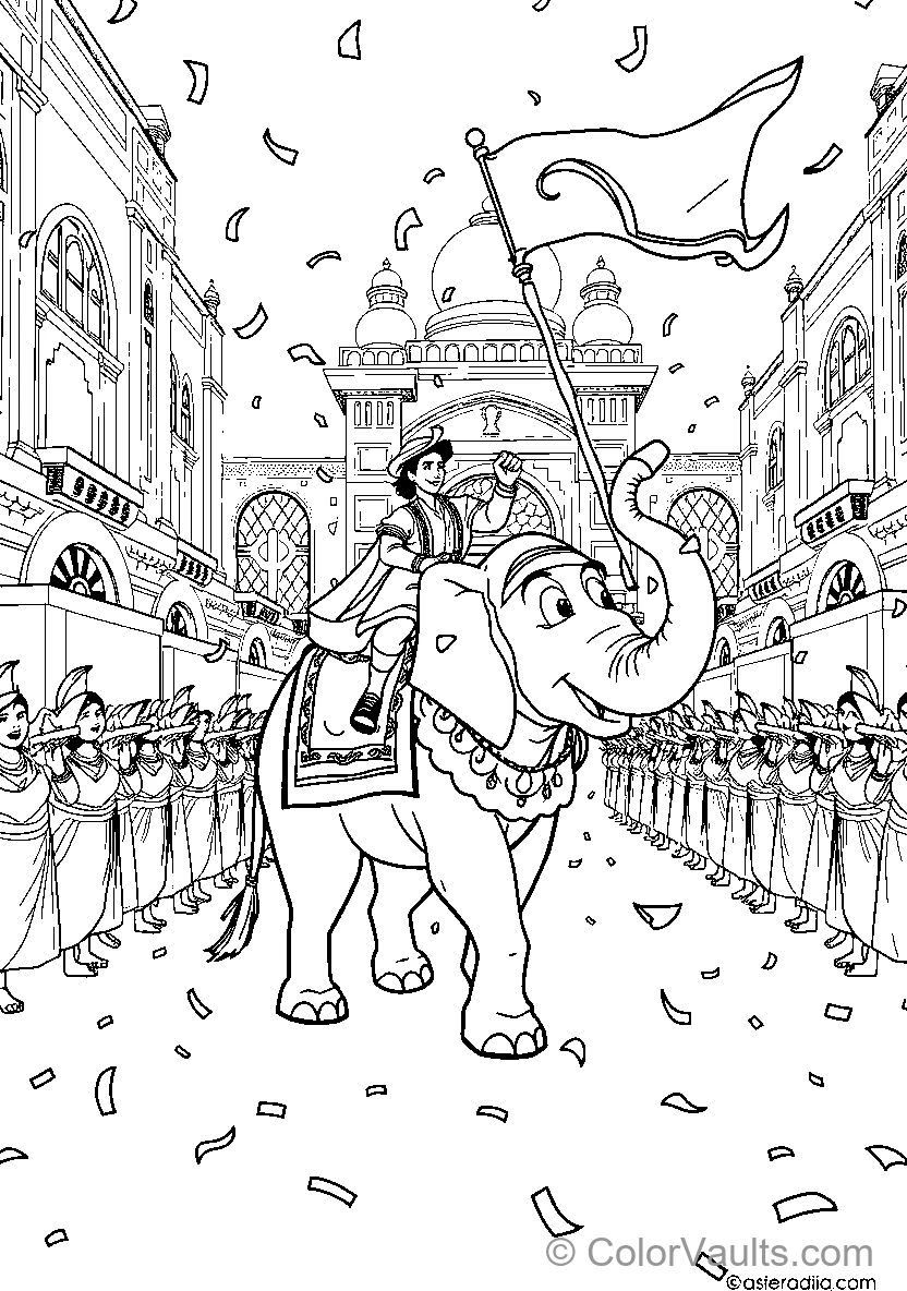 Parade Rider On Elephant