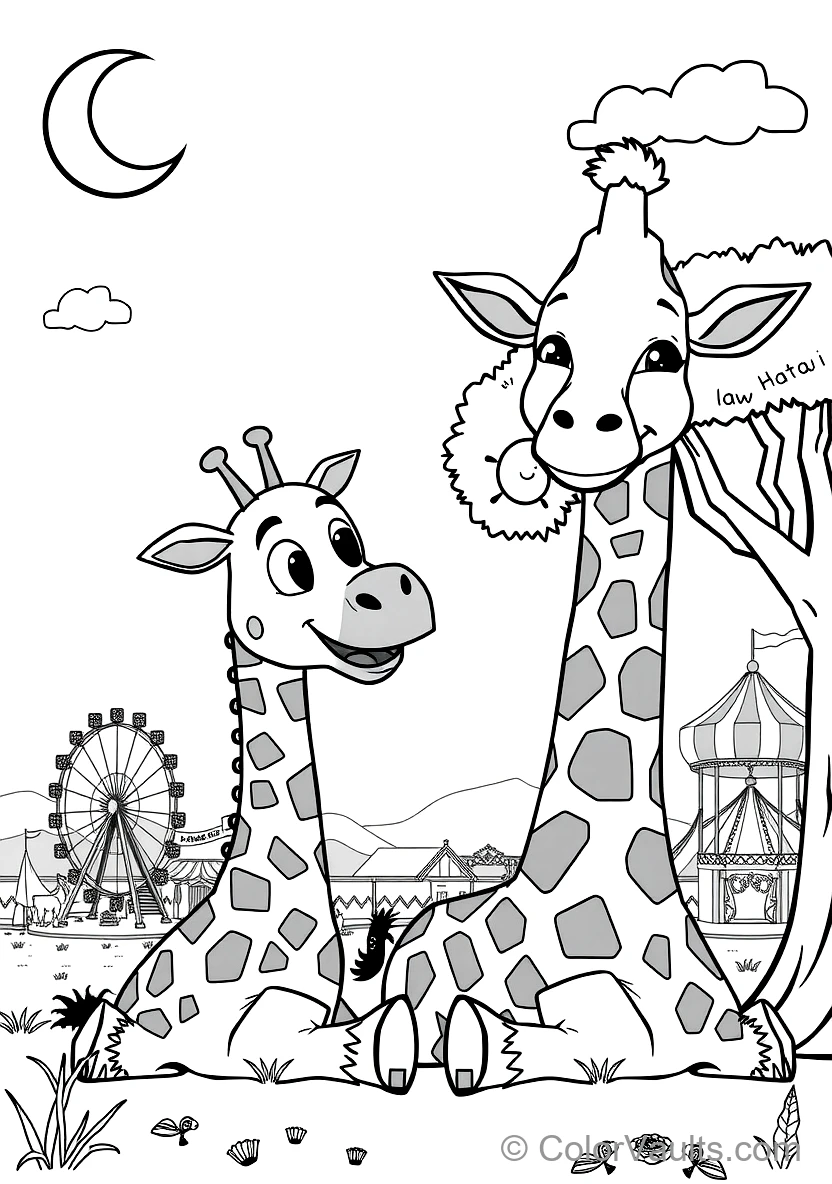 Blippi Feeding a Friendly Tall Giraffe with Acacia (Scene 10)