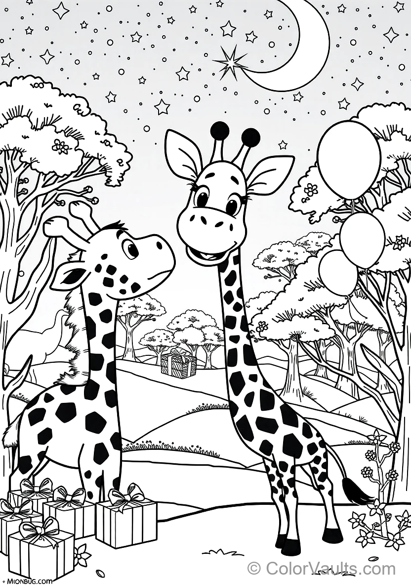 Blippi Feeding a Friendly Tall Giraffe with Acacia (Scene 12)