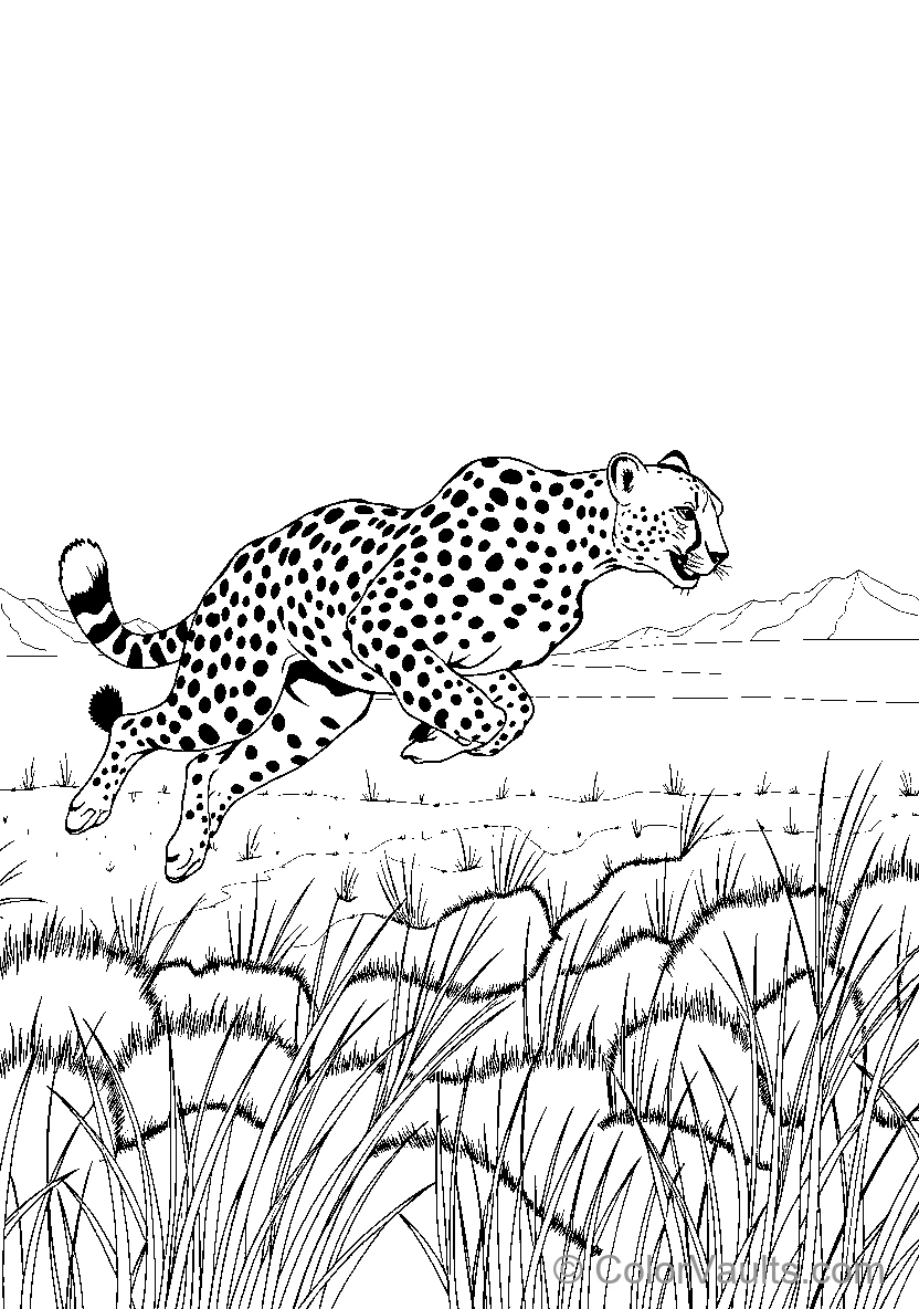 Cheetah Sprinting