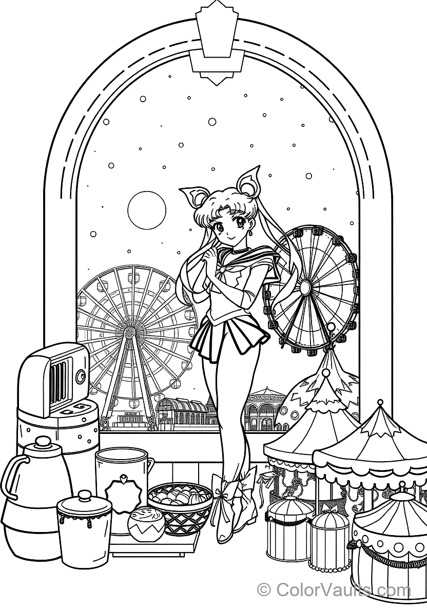 Super Sailor Moon with Translucent Butterfly Wings (Scene 5)