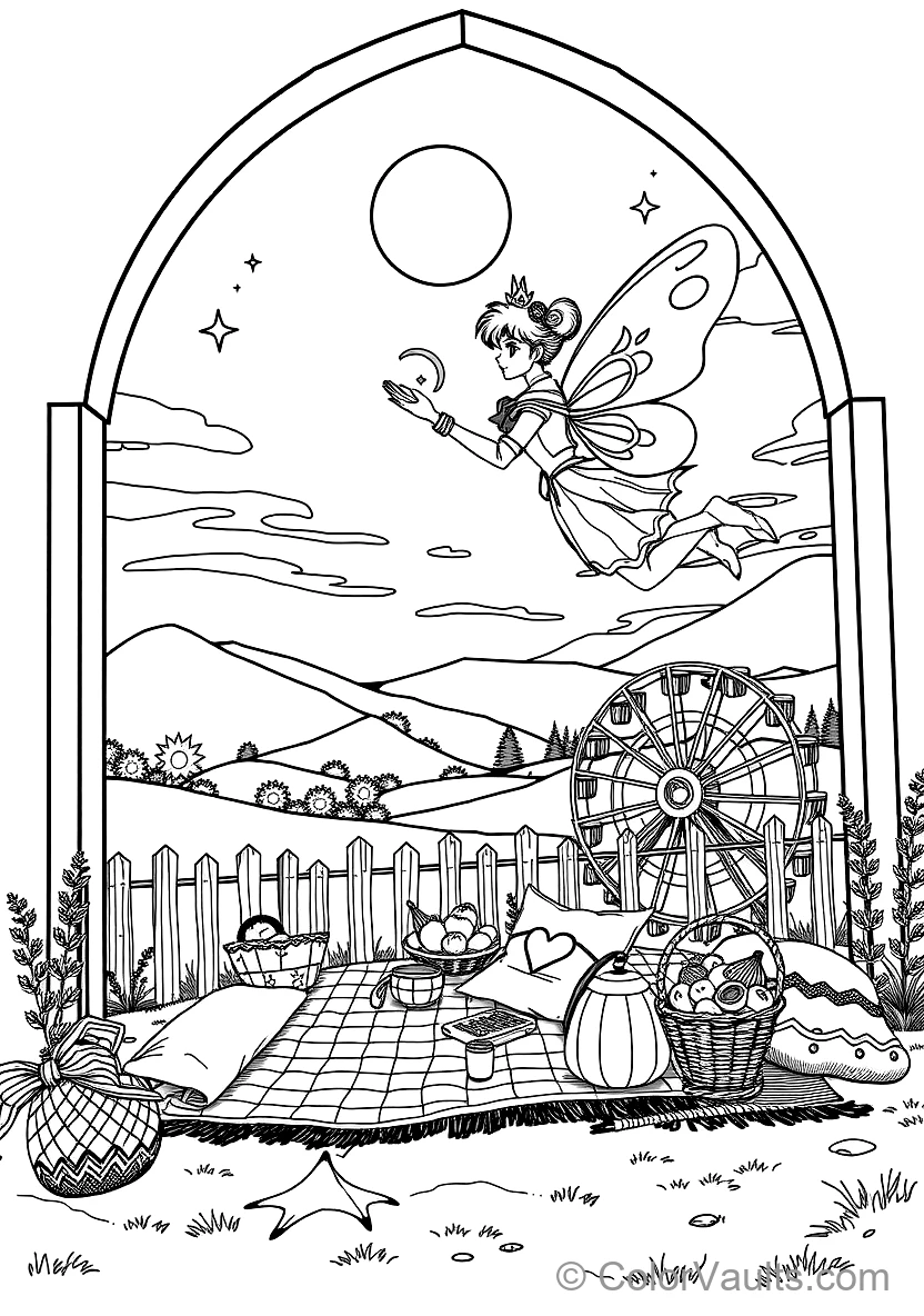 Super Sailor Moon with Translucent Butterfly Wings (Scene 8)