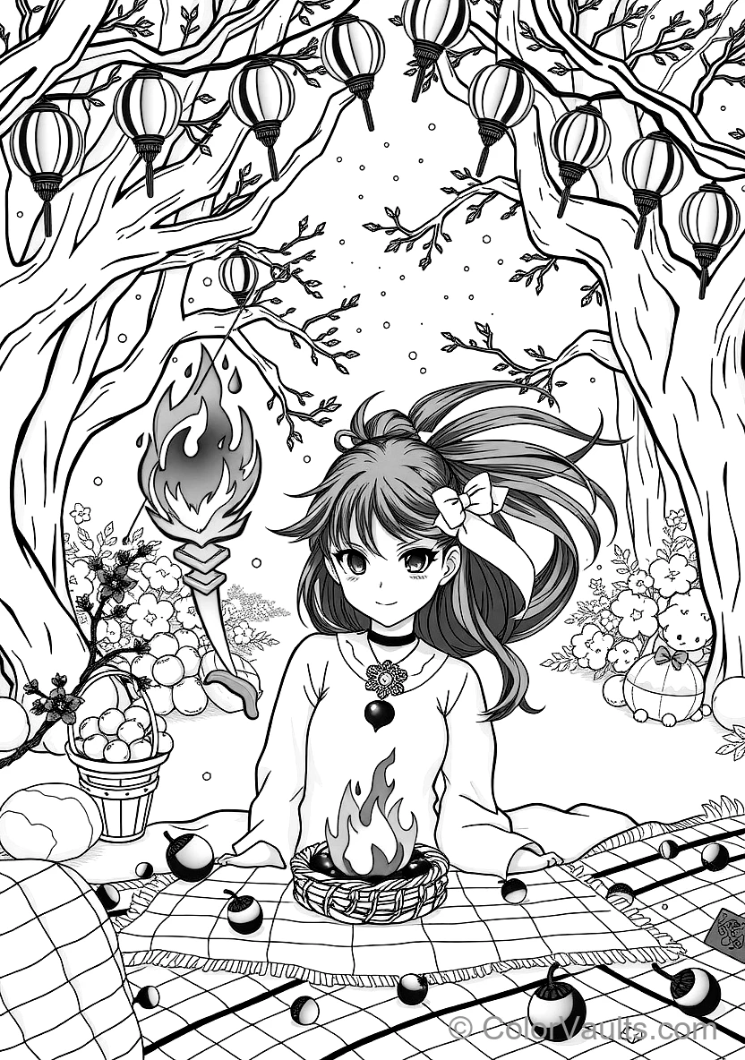 Sailor Mars with Glowing Sacred Fire of Mars Flame (Scene 12)