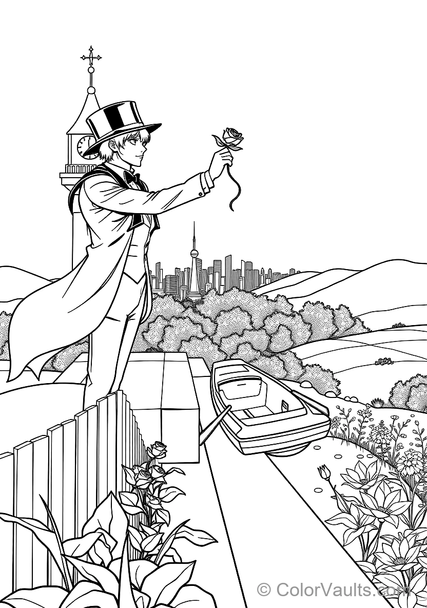 Tuxedo Mask in Black Top Hat (Scene 12)
