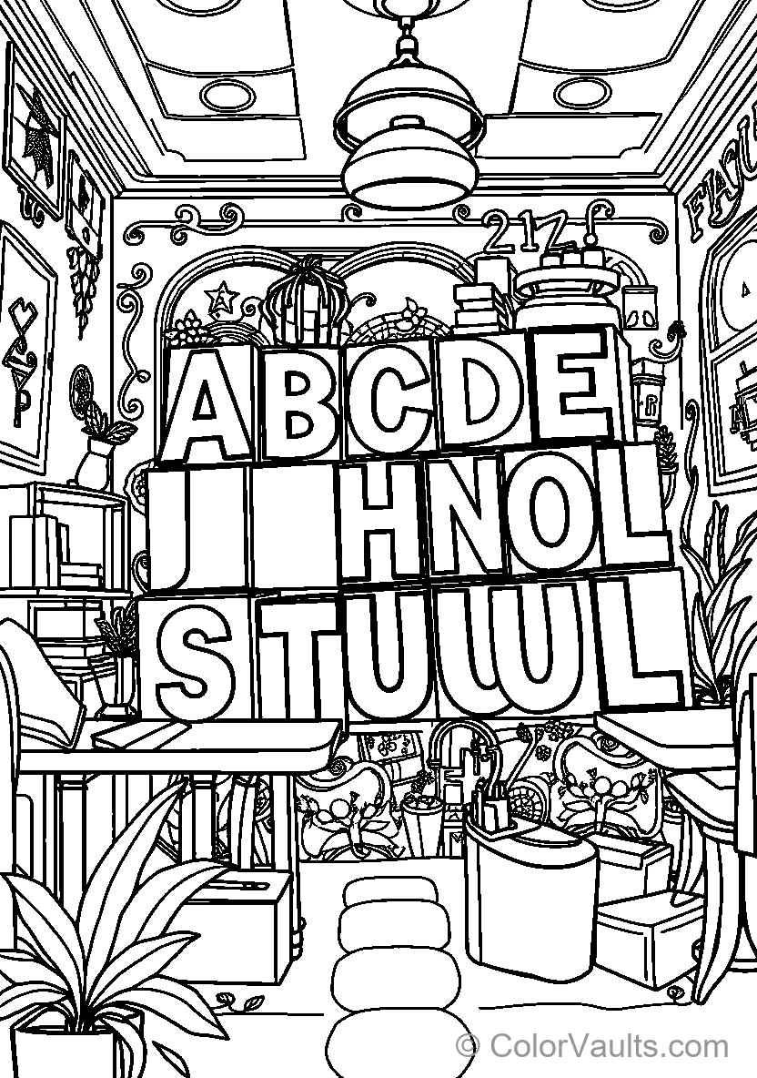 Alphabet In A Classroom Setting