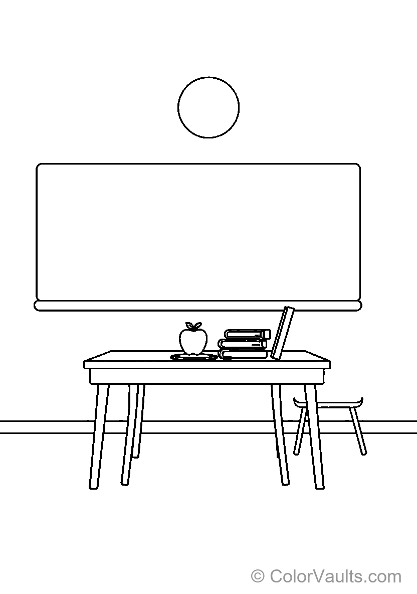 Classroom Desk Setup