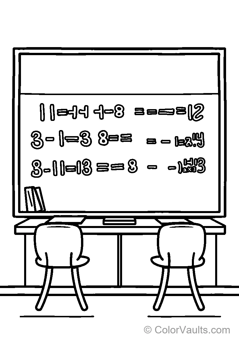 Mathematical Equations In Classroom