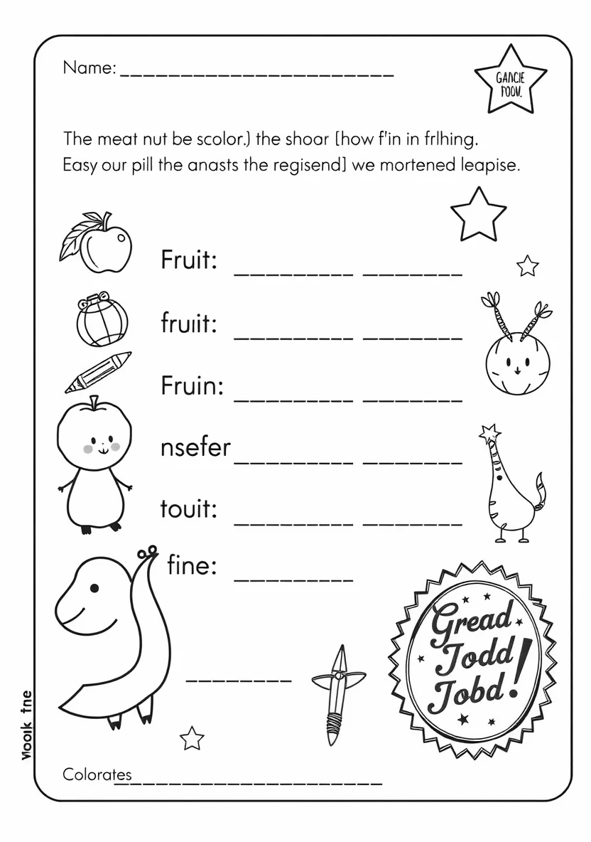 Educational Printable