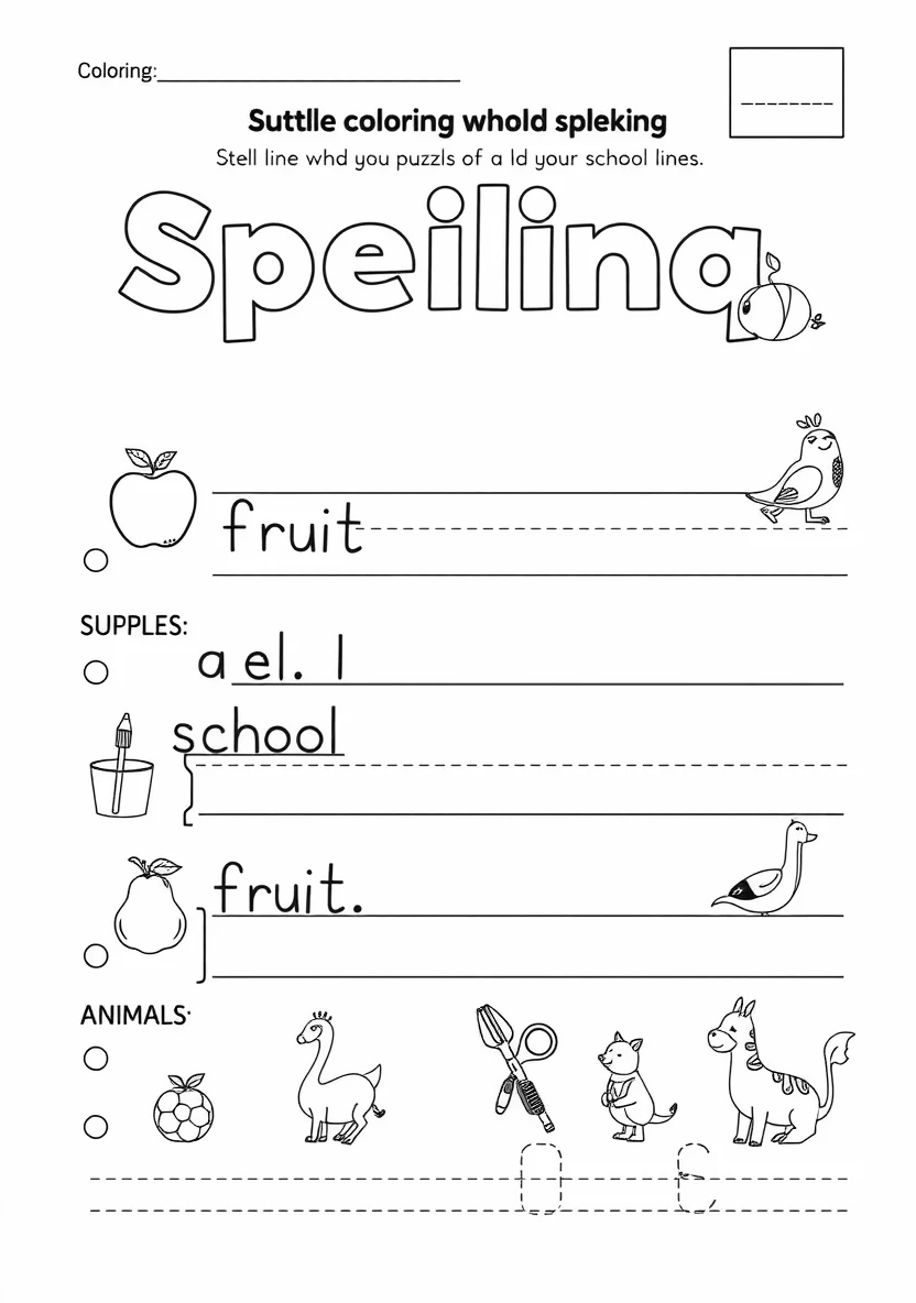 Educational Printable