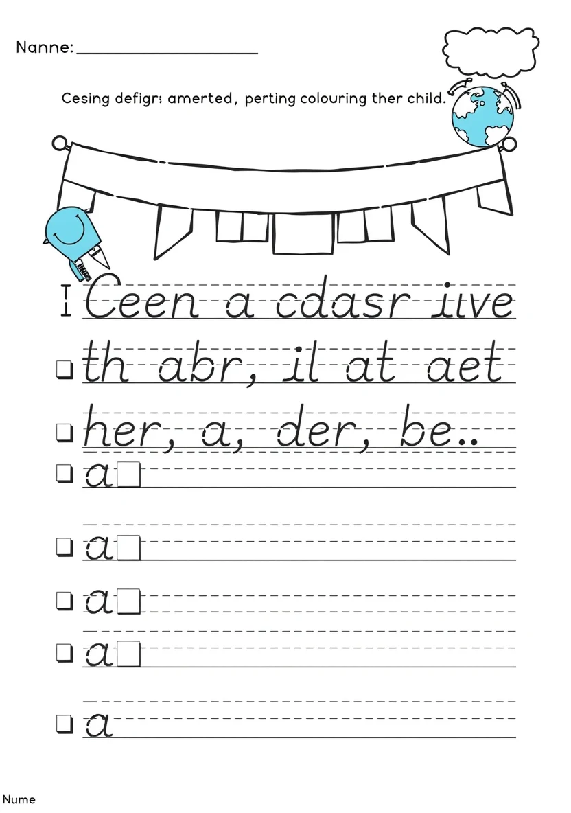 School Worksheets & Educational coloring page 3