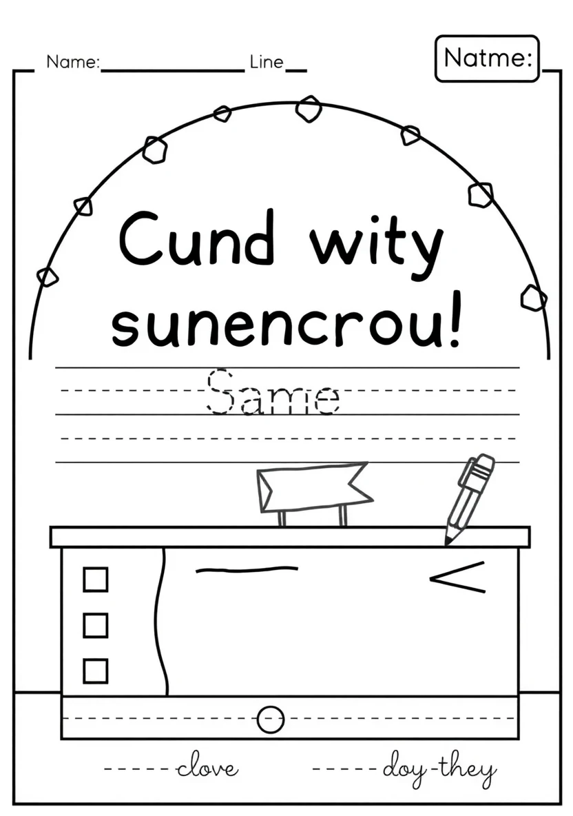 Educational Printable Coloring Fiche d'Exercices
