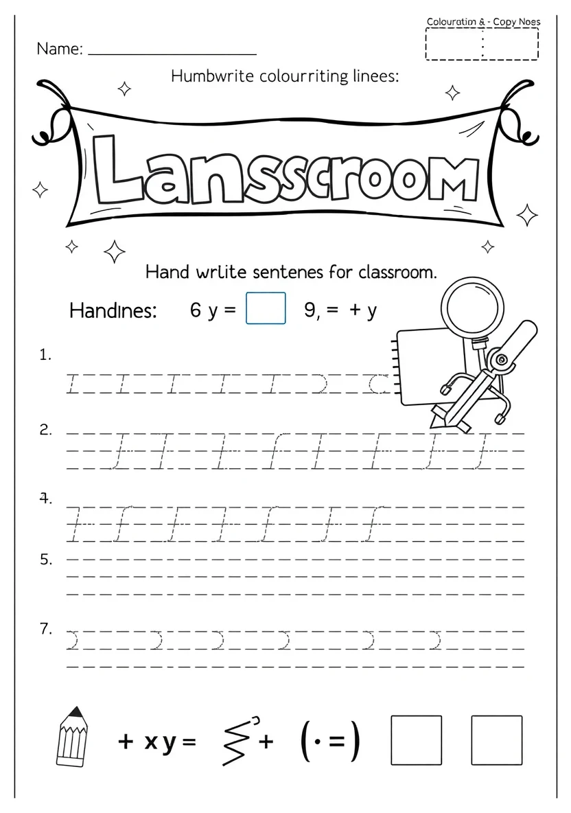 Educational Printable Coloring Fiche d'Exercices