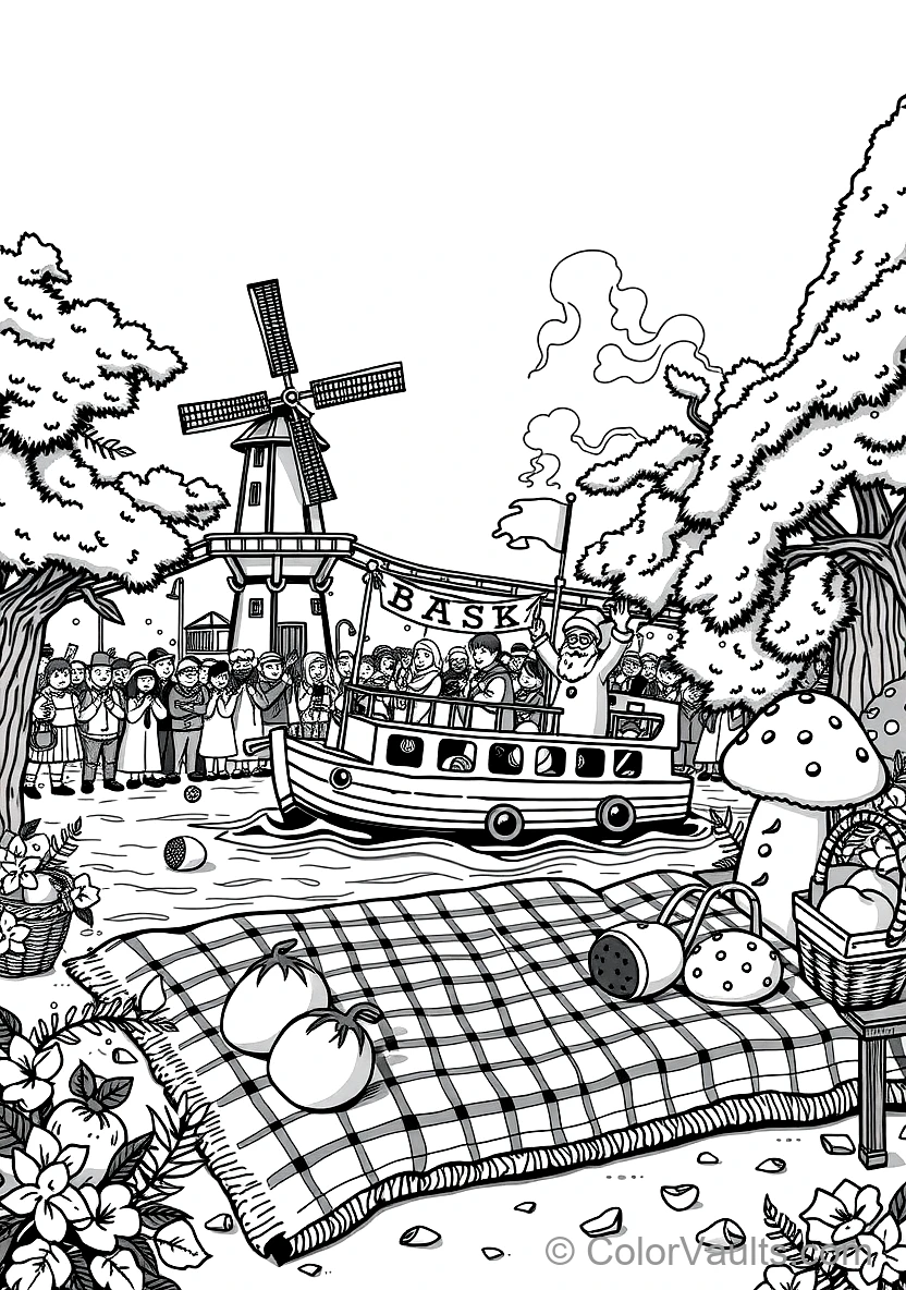Sinterklaas & Pieten coloring page 3