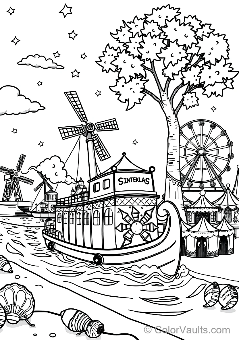 Sinterklaas Waving to Excited Children (2)