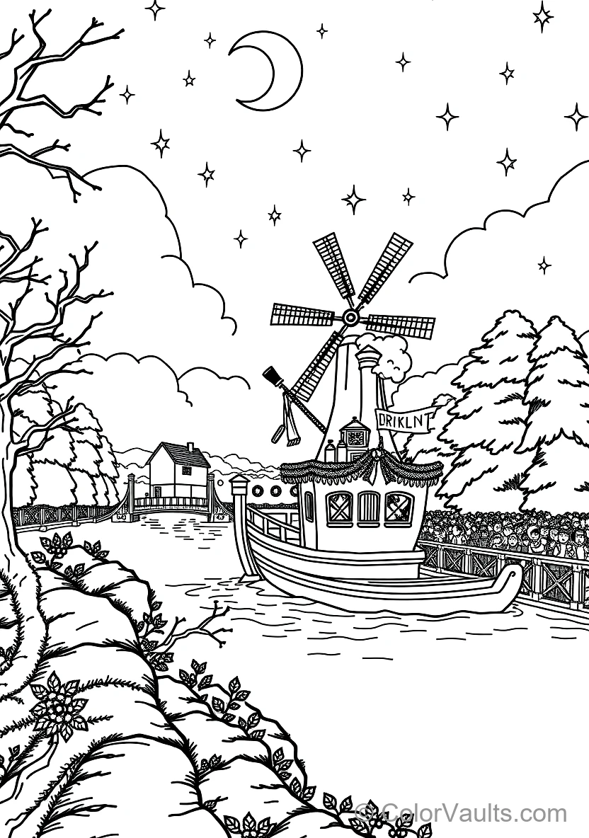 Sinterklaas Handing Out Chocolate Letters (3)