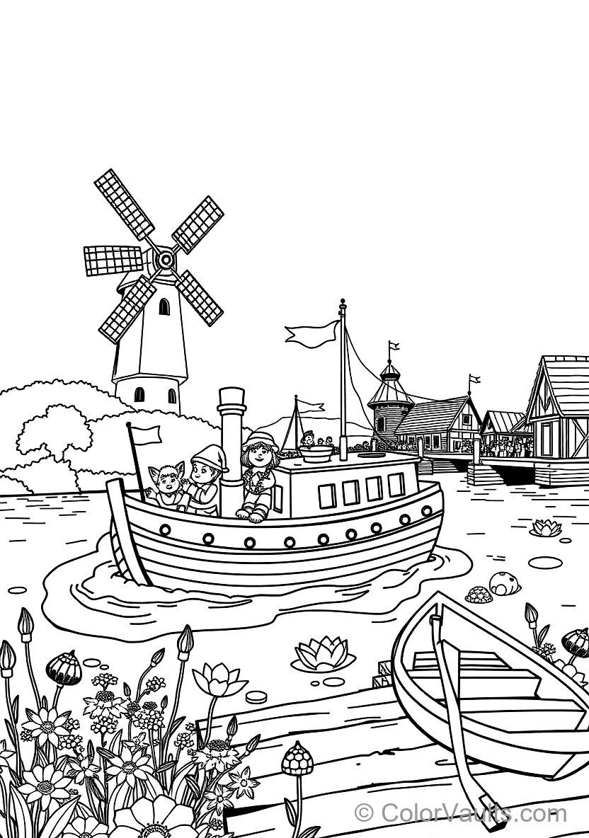 Sinterklaas Zittend op Zijn Rode Troon (4)