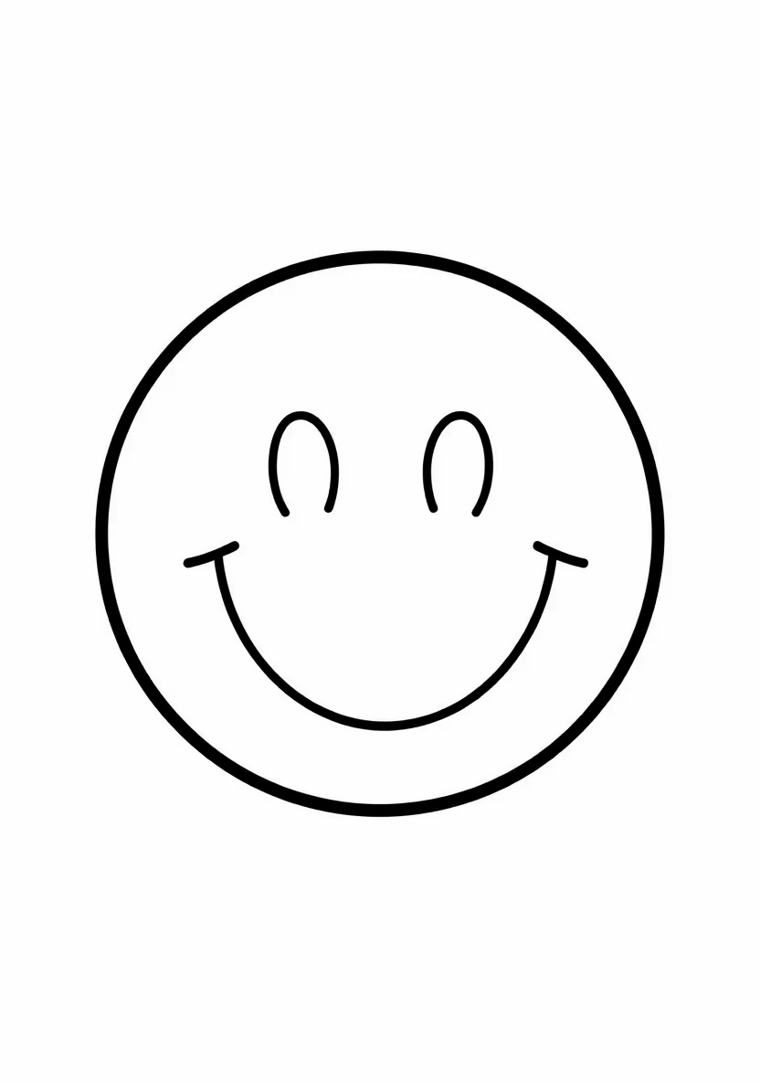 Smiley Faces & Emojis coloring page 3