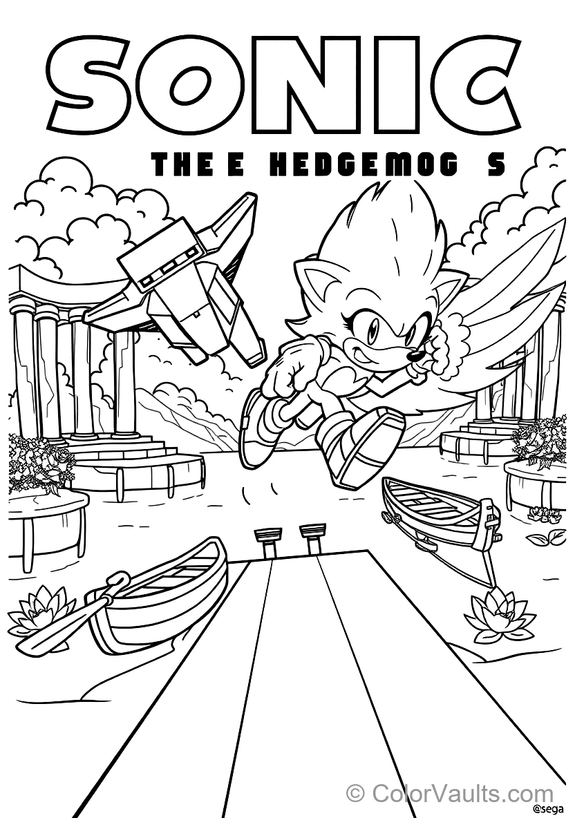Miles Tails Prower Flying Using His Twin Spinning (Scene 3)