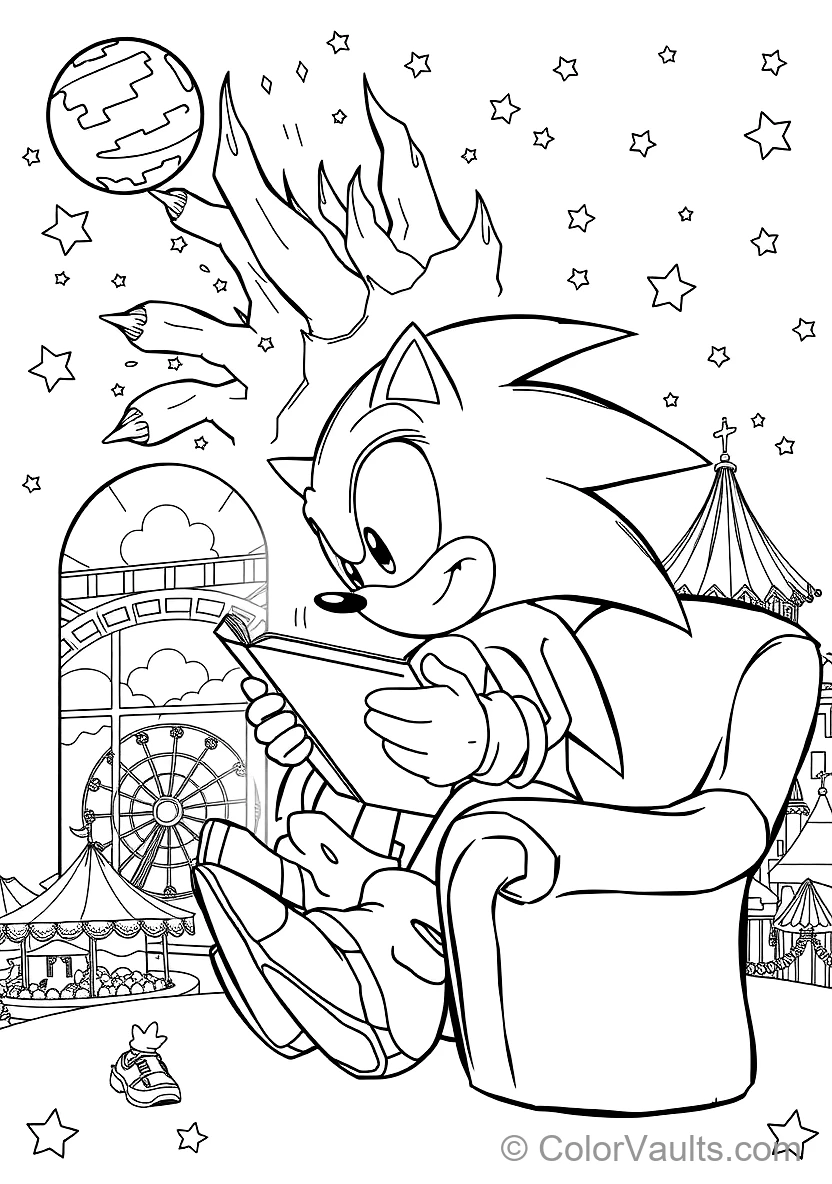 Super Sonic Glowing in Aura and Floating with Fiery (Scene 2)