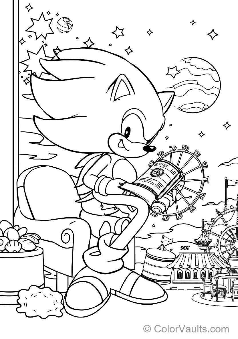 Super Sonic Glowing in Aura and Floating with Fiery (Scene 33)