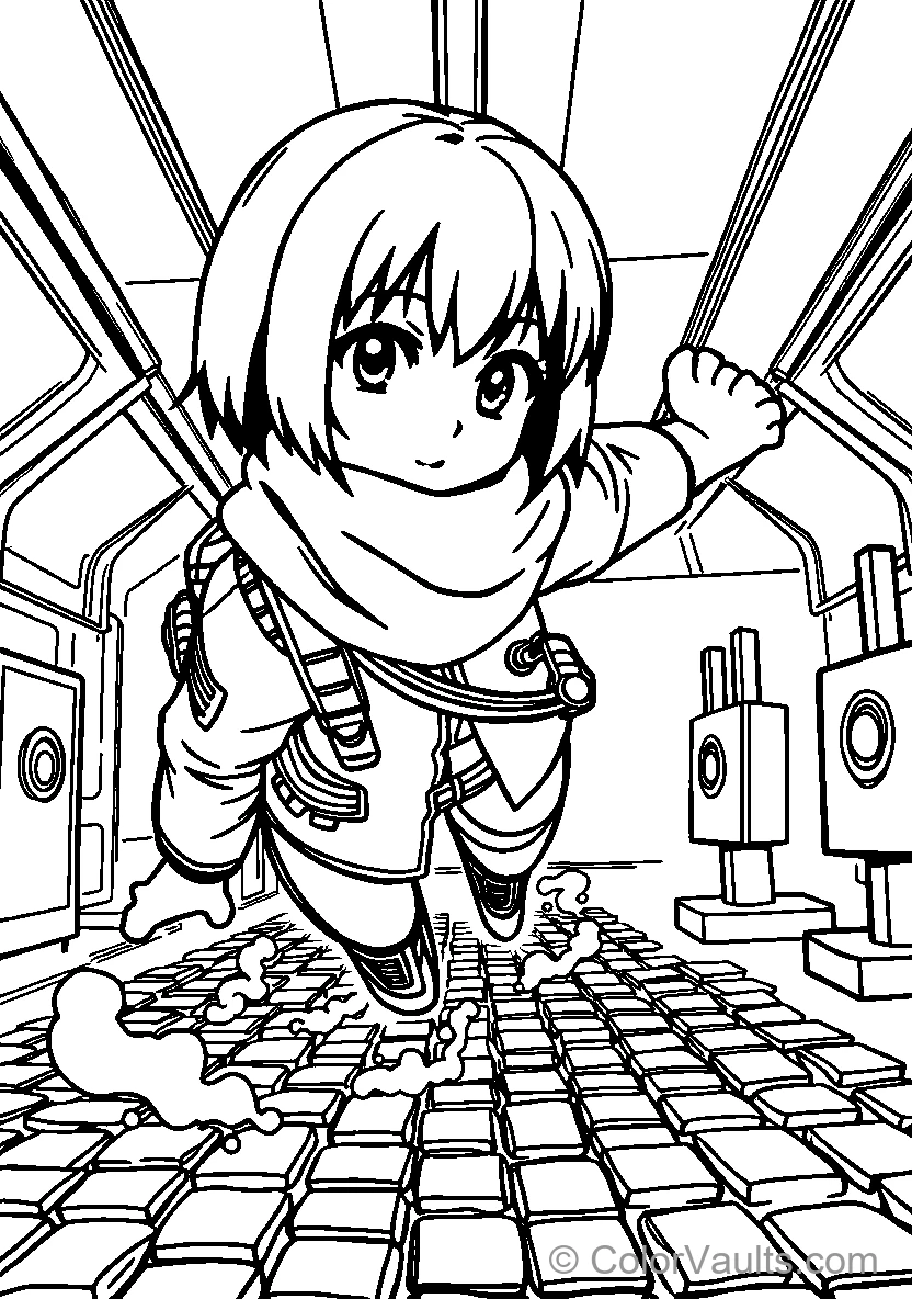 Anime Character In Space Suit