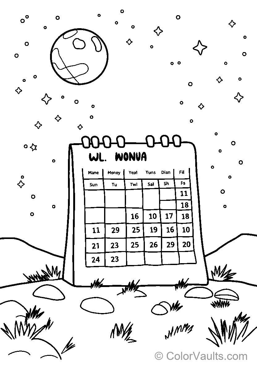 A Kalender In Space