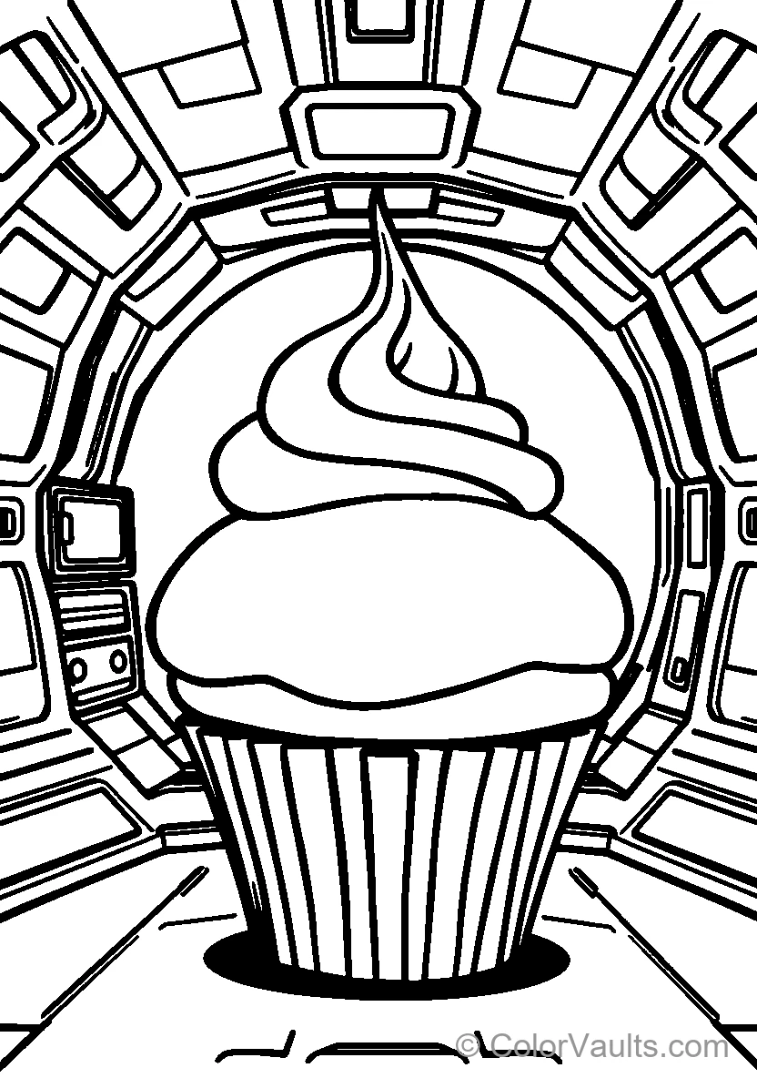 Cupcake In Space