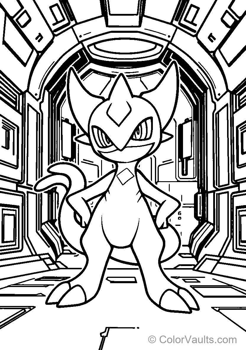 Futuristic Pokémon In Space