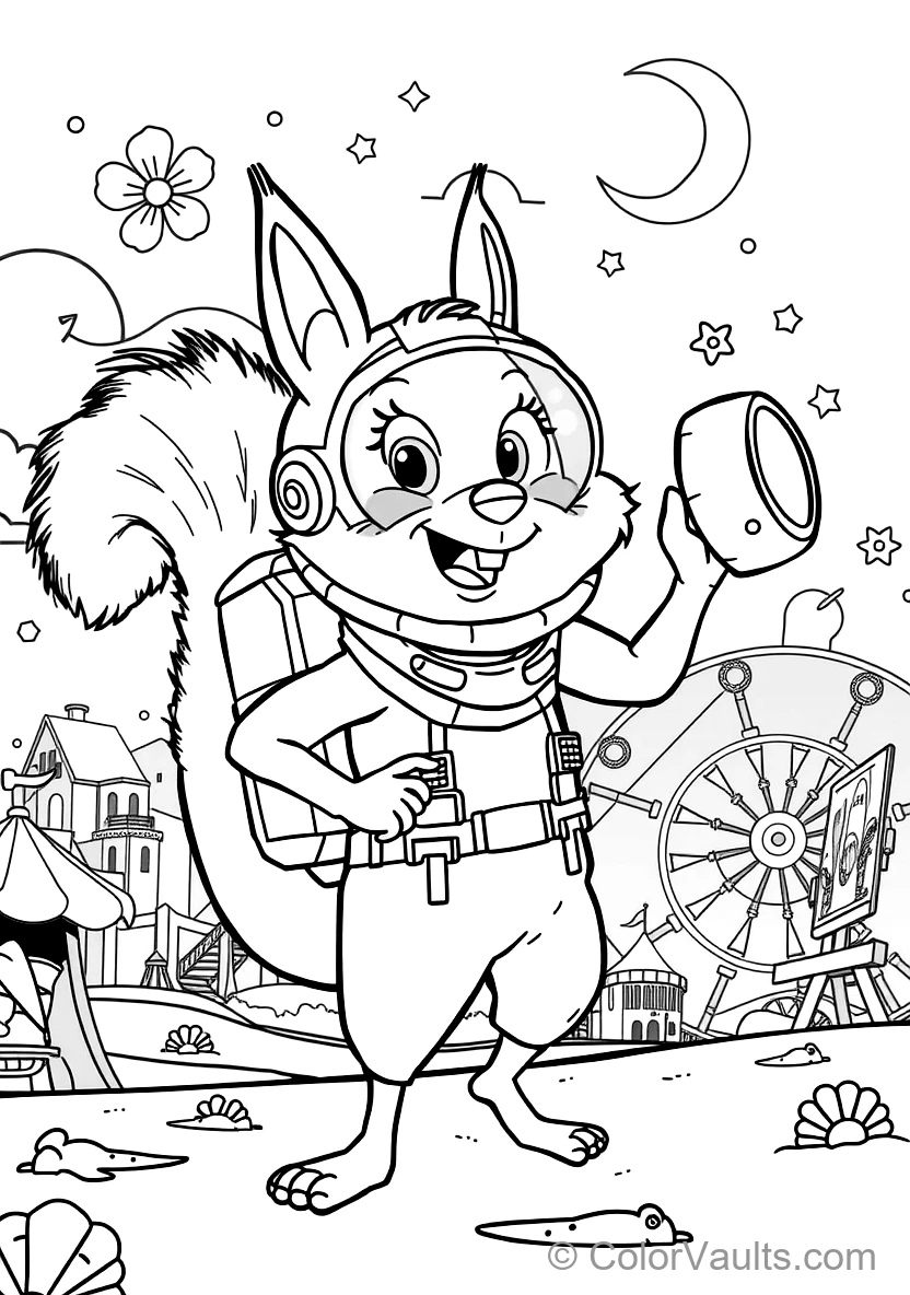 Sandy Cheeks From (Scene 17)