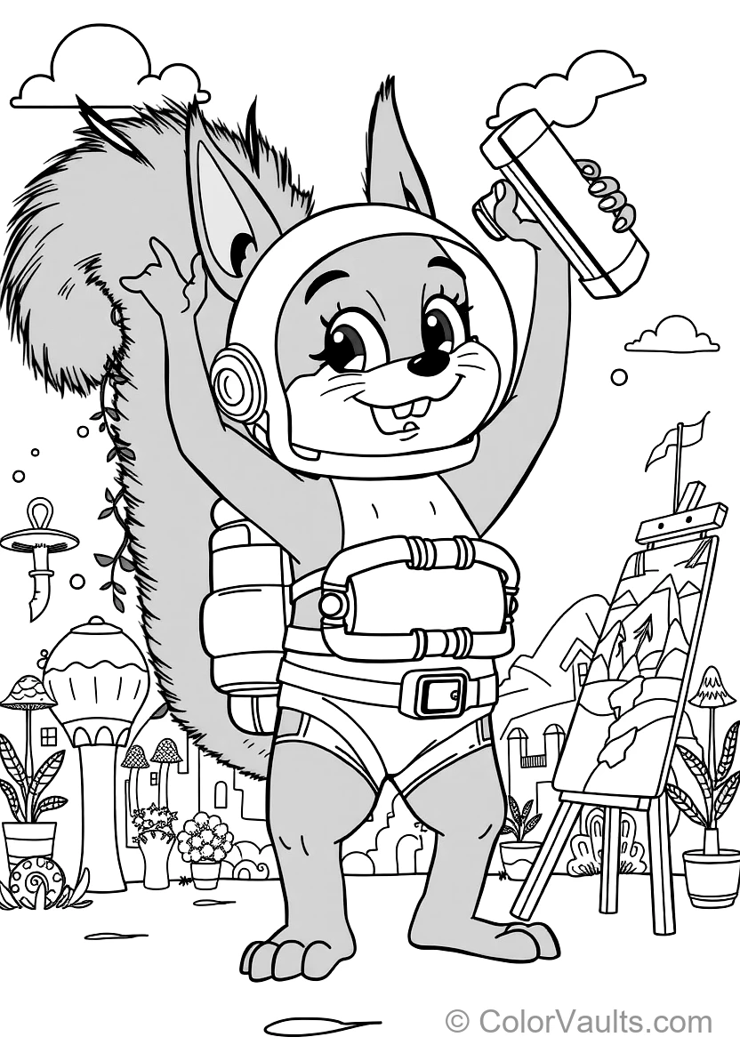 Sandy Cheeks From (Scene 21)