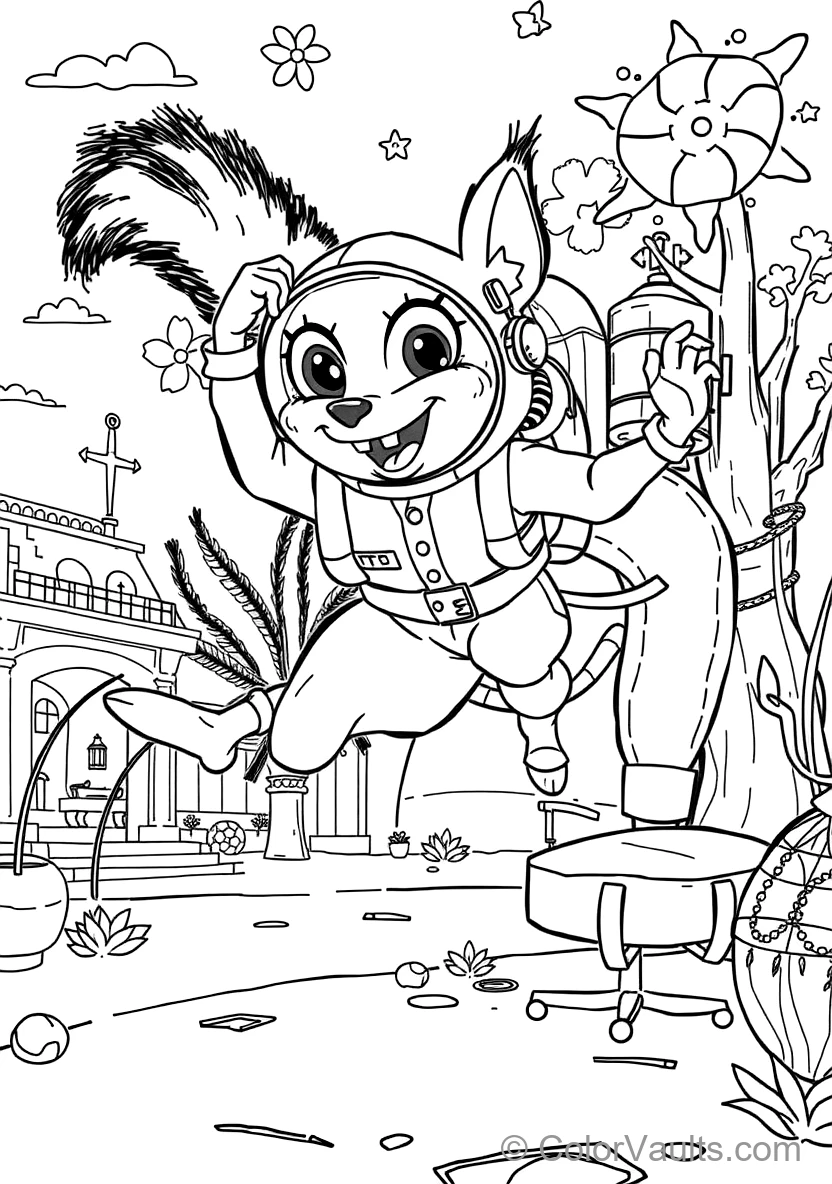 Sandy Cheeks From (Scene 23)