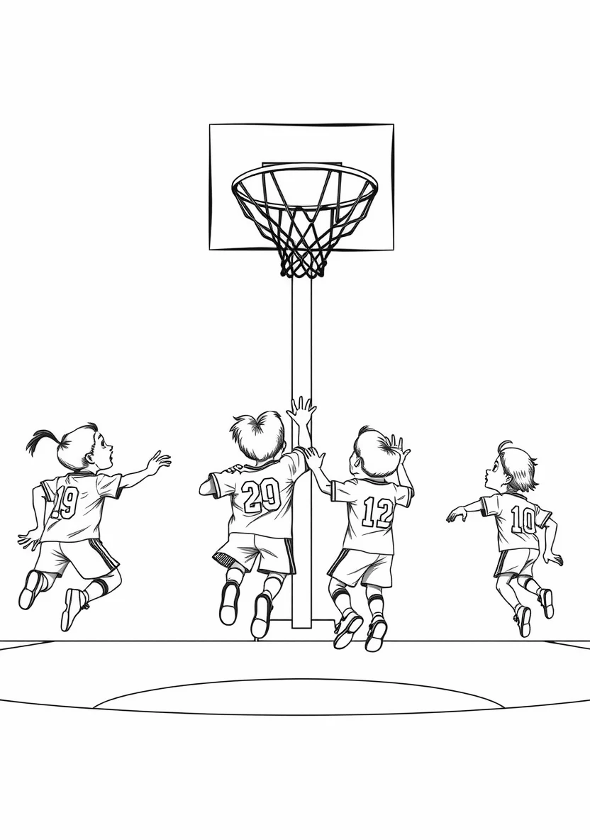 Youth Sports Camp Action