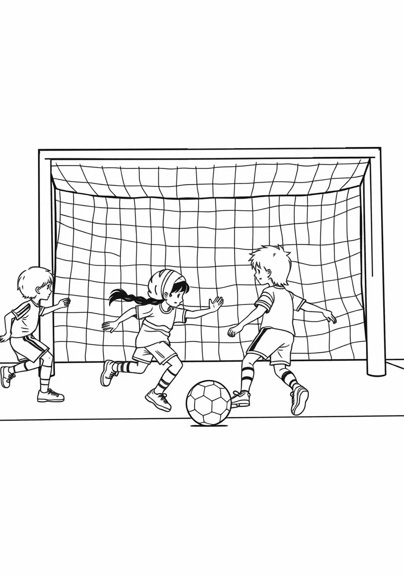 Soccer Goalkeeper Diving Save