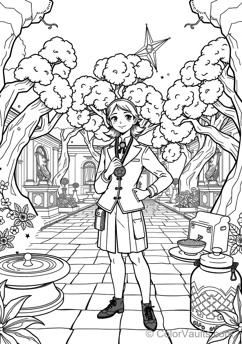 Anya Forger in Eden Academy Formal School Uniform (Scene 6)