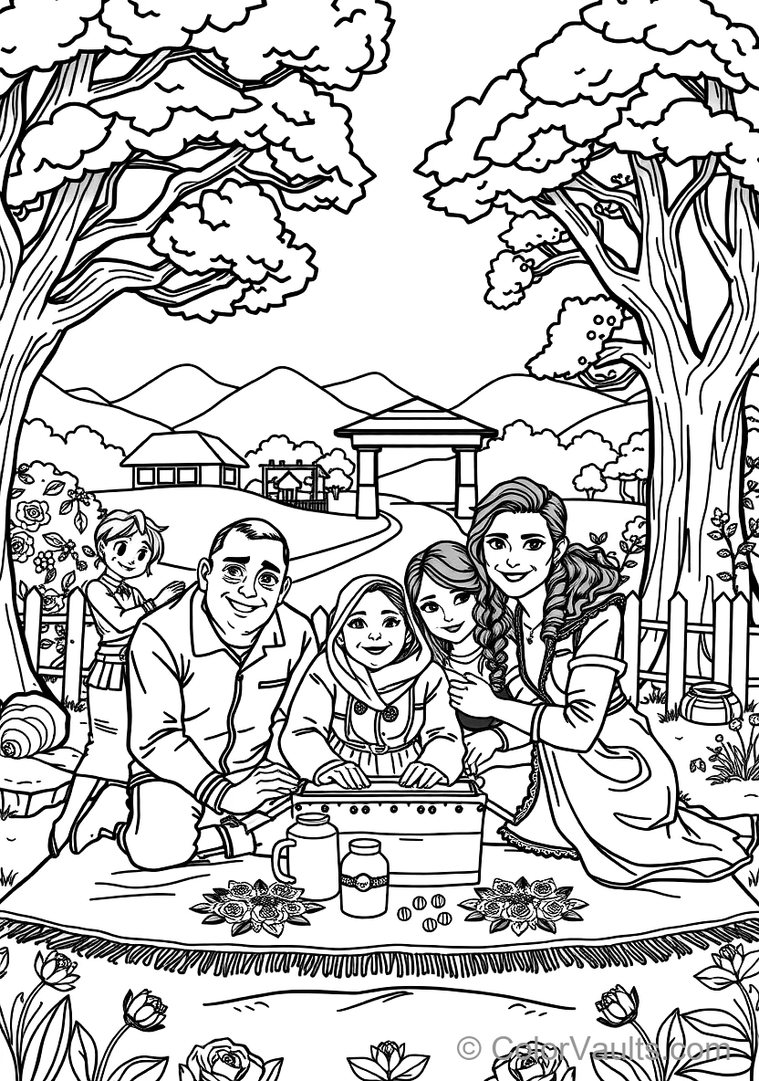 Forger Family Taking a Joyful Family Portrait Together (Scene 5)