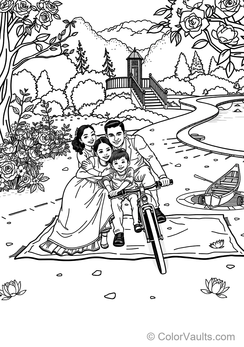 Forger Family Taking a Joyful Family Portrait Together (Scene 7)