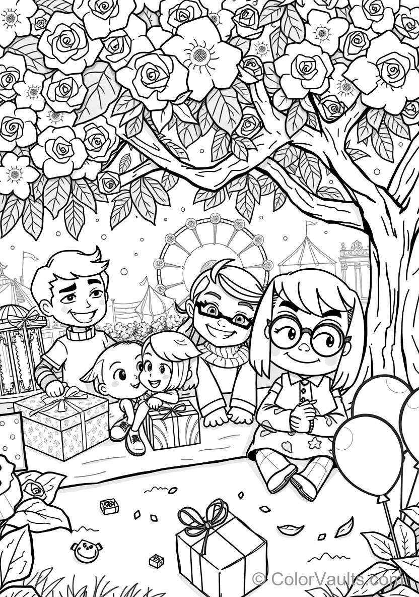 Forger Family Taking a Joyful Family Portrait Together (Scene 8)