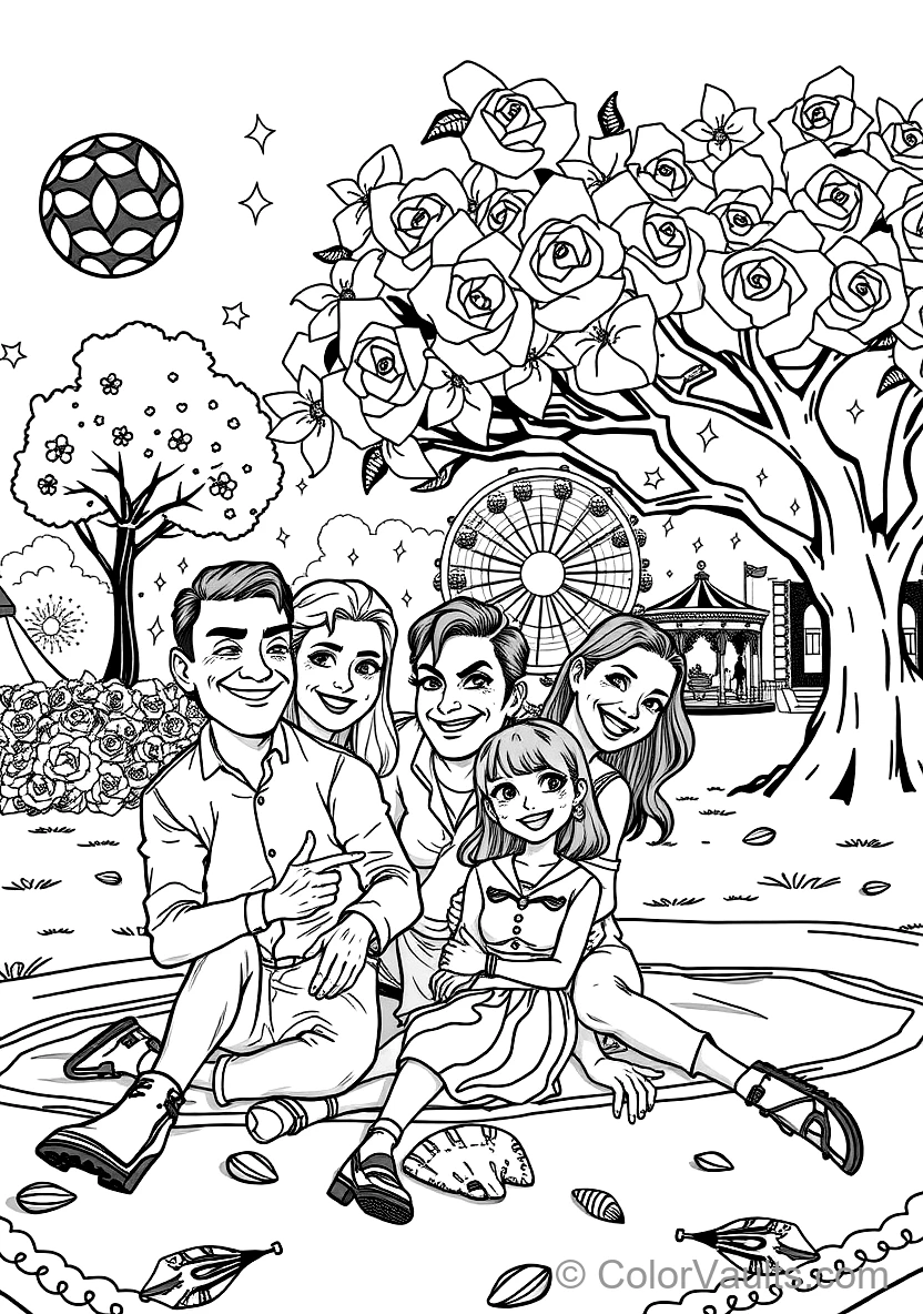 Forger Family Taking a Joyful Family Portrait Together (Scene 10)